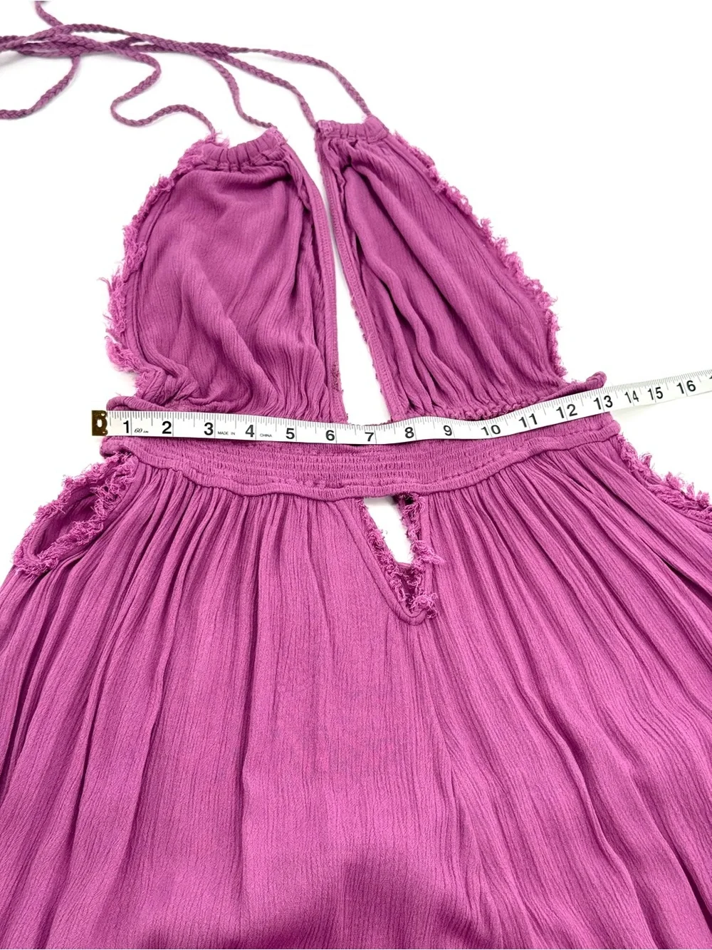 Free People Look into the Sun Halter Maxi Dress - Picture 11 of 14